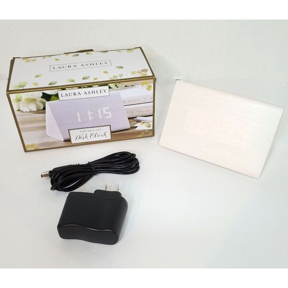 Laura Ashley Other New Laura Ashley Portable Led Desk Clock Poshmark